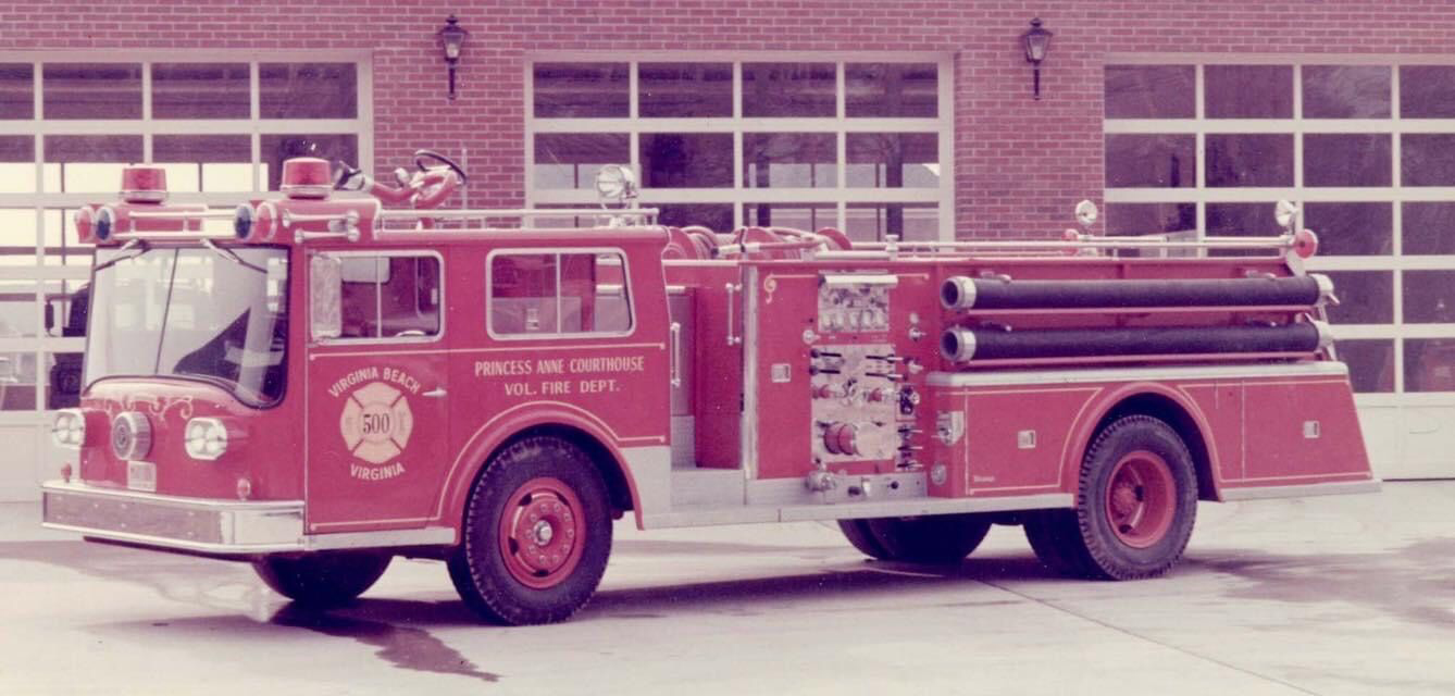 Princess Anne Courthouse Unit 500 Young Crusader fire engine
