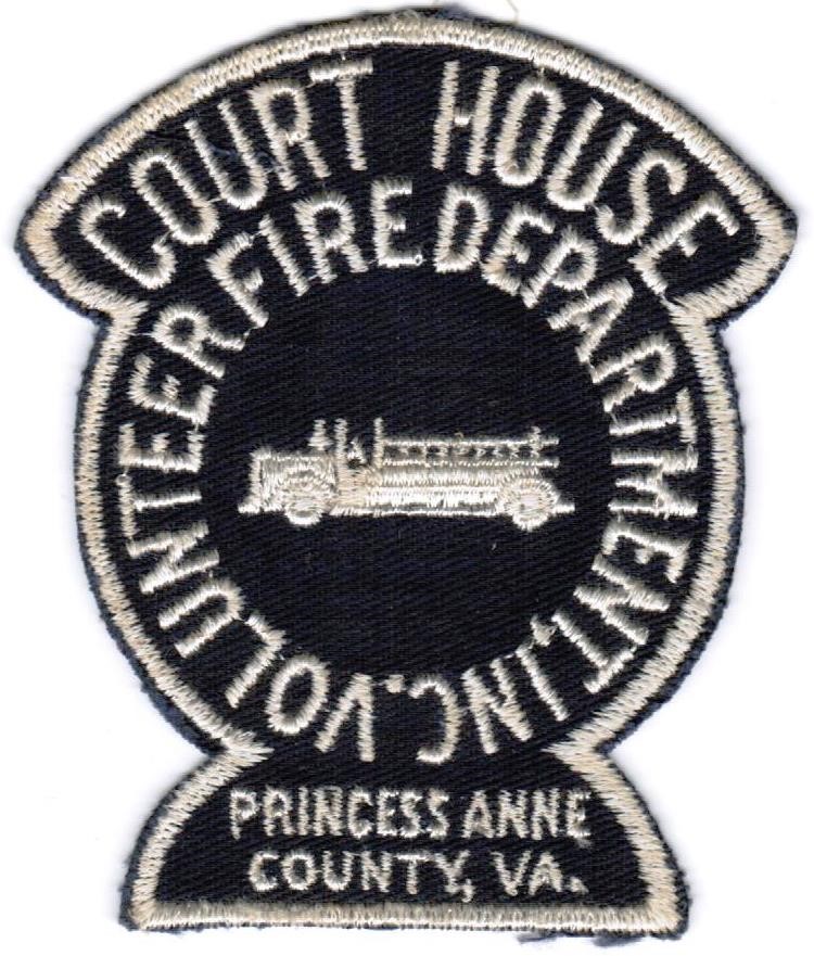 Historic Princess Anne Courthouse Volunteer Fire Department patch